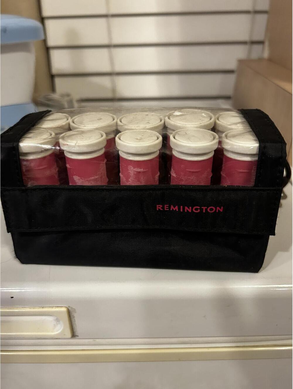 Vintage Remington Electric Hair Rollers Set with Heat Storage Case